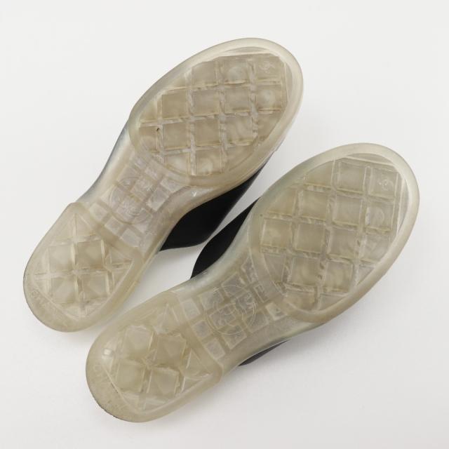 CHANEL シャネル ココマーク レザー 黒 サンダル レディース 【中古】_4