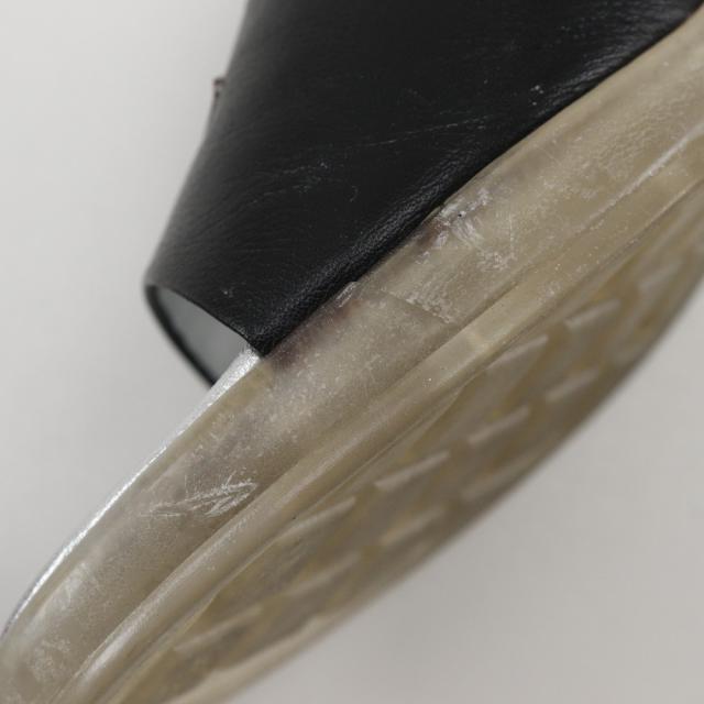 CHANEL シャネル ココマーク レザー 黒 サンダル レディース 【中古】_11