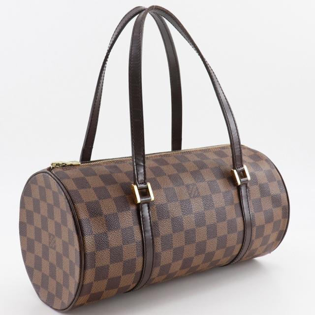 LOUIS VUITTON ルイ・ヴィトン パピヨン N51304 ダミエキャンバス 茶 ハンドバッグ