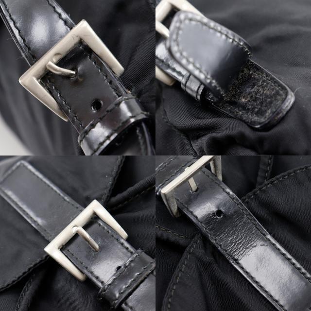 PRADA プラダ ナイロン 黒 リュック・デイパック レディース 【中古】_11