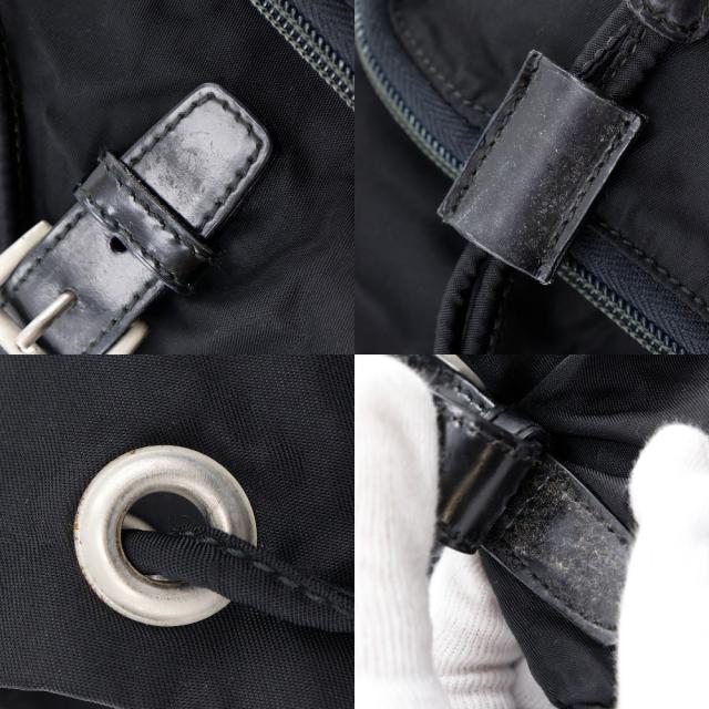 PRADA プラダ ナイロン 黒 リュック・デイパック レディース 【中古】_13
