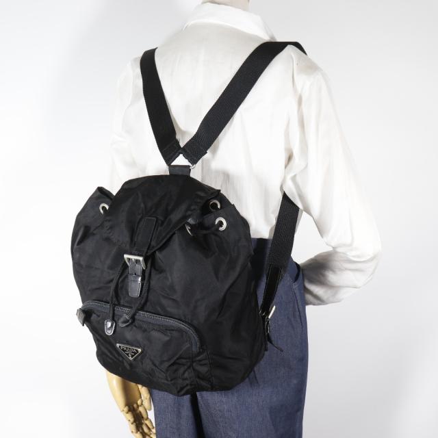 PRADA プラダ ナイロン 黒 リュック・デイパック レディース 【中古】_18