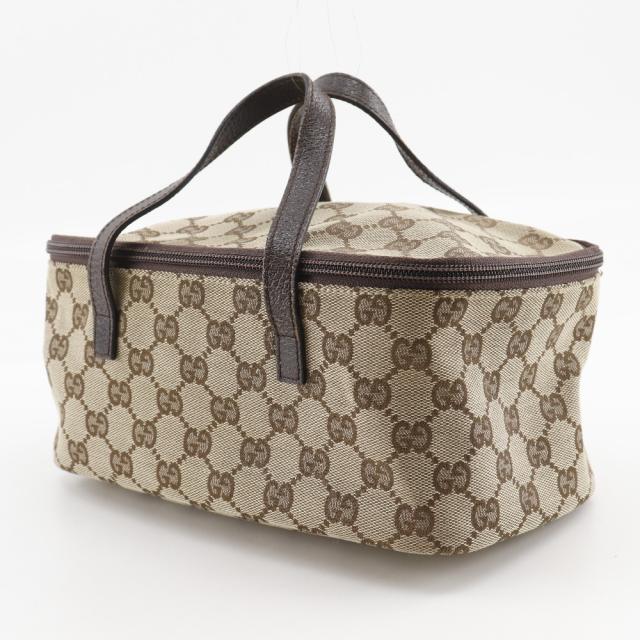 GUCCI グッチ バニティ 124540 GGキャンバス ベージュ ハンドバッグ レディース 【中古】_1