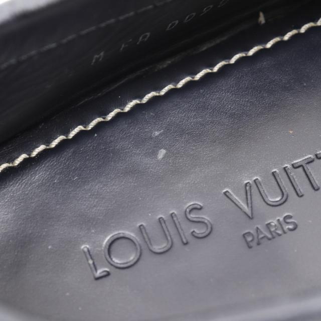 LOUIS VUITTON ルイ・ヴィトン モンテカルロ ドライビングシューズ スウェード 紺 モカシン_11
