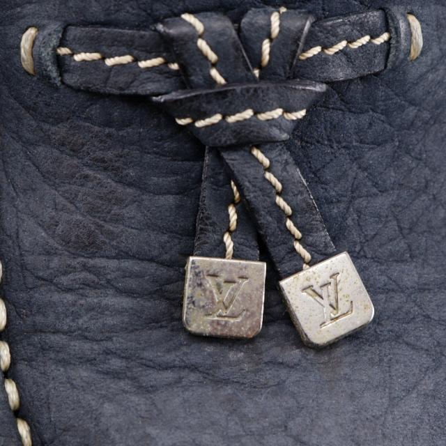 LOUIS VUITTON ルイ・ヴィトン モンテカルロ ドライビングシューズ スウェード 紺 モカシン_16