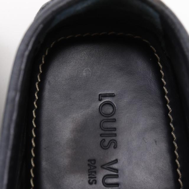 LOUIS VUITTON ルイ・ヴィトン モンテカルロ ドライビングシューズ スウェード 紺 モカシン_6