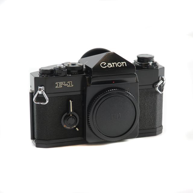 Canon 旧F-1 前期 ブラック フィルム一眼レフカメラ 動作確認済み 動作