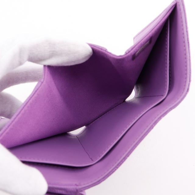 CHANEL シャネル マトラッセ コンパクトウォレット キャビアスキン 三つ折り財布