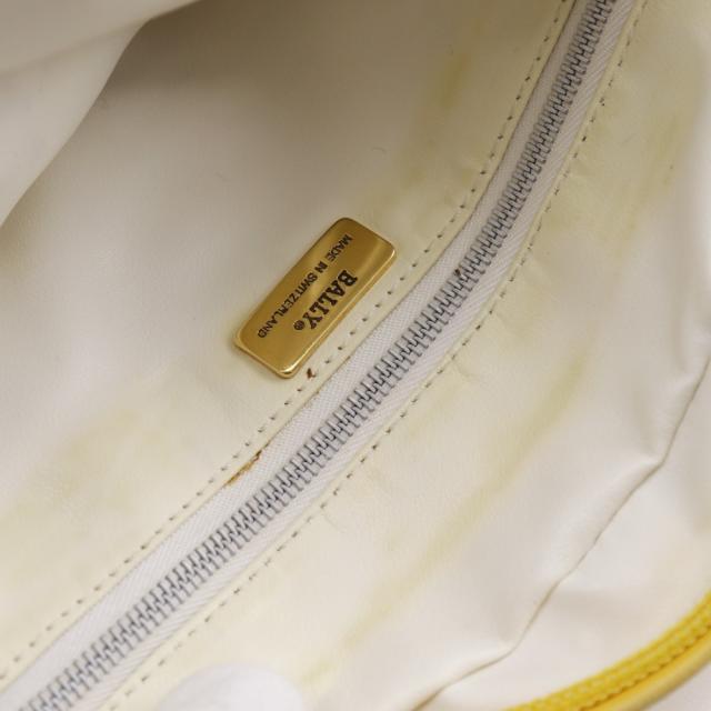 BALLY バリー チェーンショルダー キルティング レザー 黄 ショルダーバッグ レディース_10