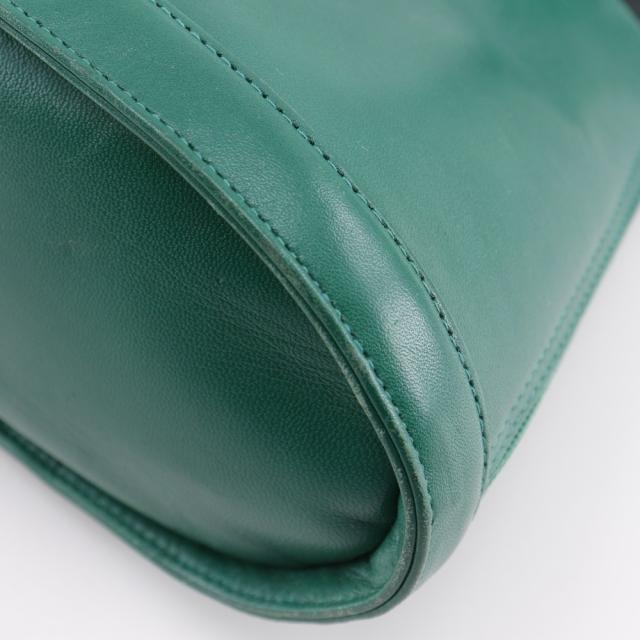 BALLY バリー ロングショルダー バイカラー カーフ 緑/黒 トートバッグ レディース_4