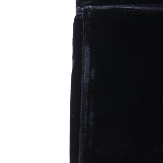 PRADA プラダ ワンハンドル ヴィンテージ ベロア NERO 黒 ハンドバッグ レディース_10