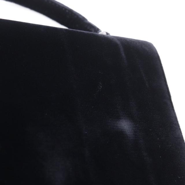 PRADA プラダ ワンハンドル ヴィンテージ ベロア NERO 黒 ハンドバッグ レディース_7