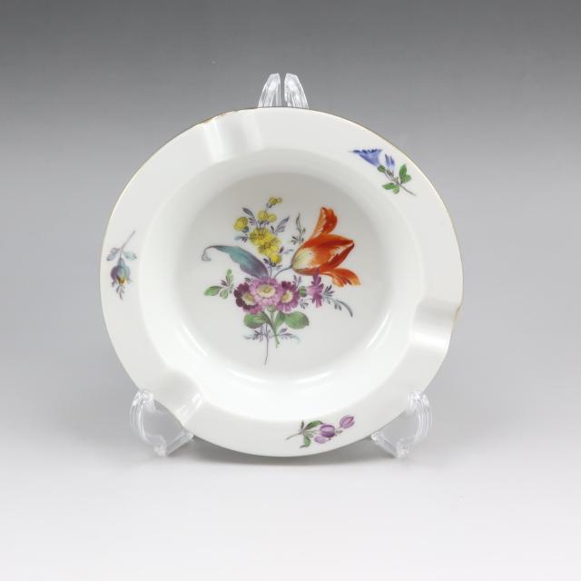 Meissen マイセン 三つ花 灰皿 53545/160110 ポーセリン 置物 オブジェ _ 【中古】