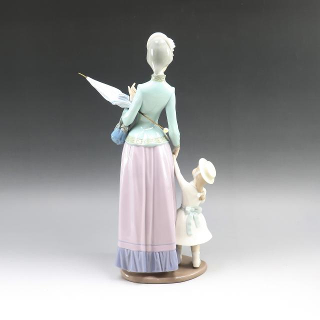 Lladro リヤドロ 里がえり 1353 ポーセリン 置物 オブジェ _ 【中古】_1