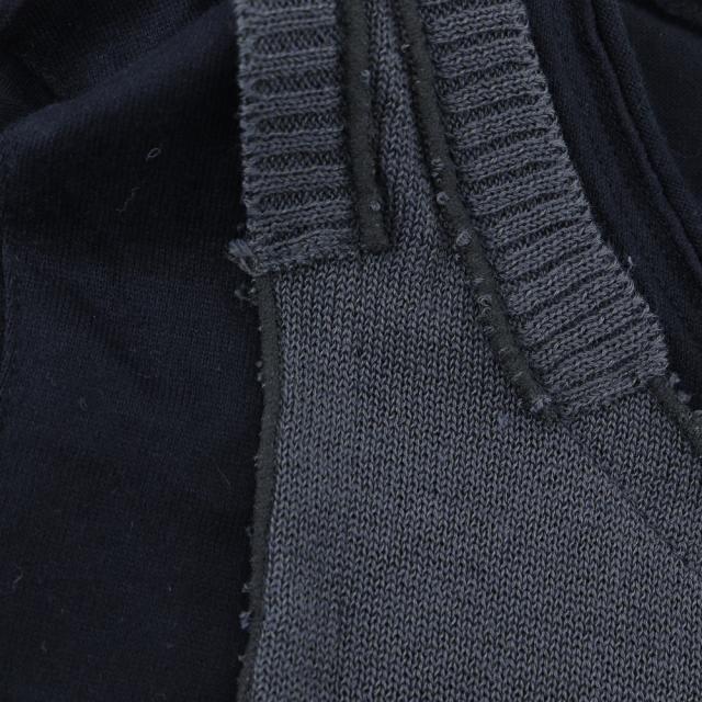 OLLEBOREBLA オレボレブラ ベストデザイン フラワー コットン グレー/黒 半袖Ｔシャツ_4