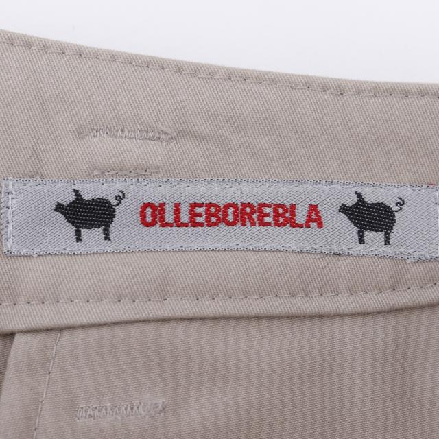 OLLEBOREBLA オレボレブラ 二分の一ズボン下 チノ 綿織物 ベージュ クロップドパンツ
