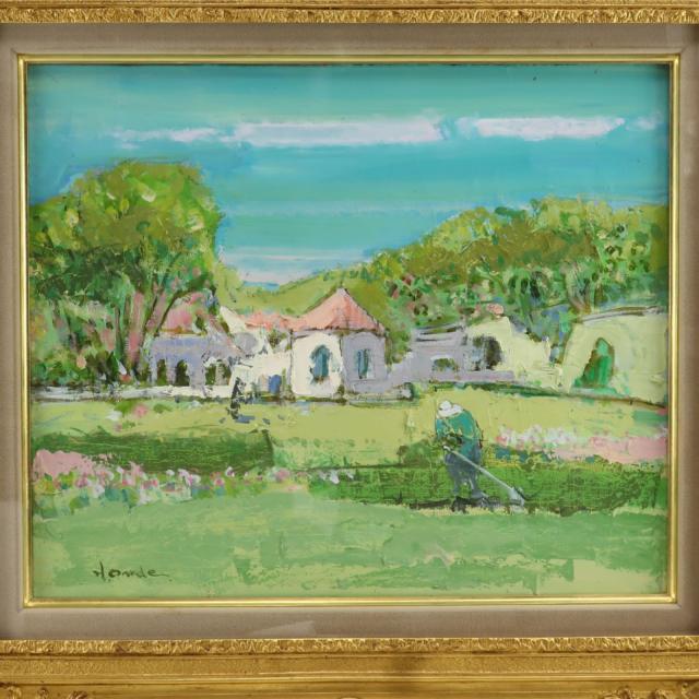 大前 博士 『マドリード近郊』 『マドリード近郊』 絵画 _ 【中古】_1