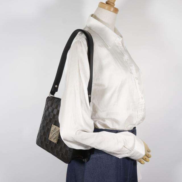 LOUIS VUITTON ルイ・ヴィトン キャバレー ダミエ M92124 ヴェルニ ノワール 黒_18