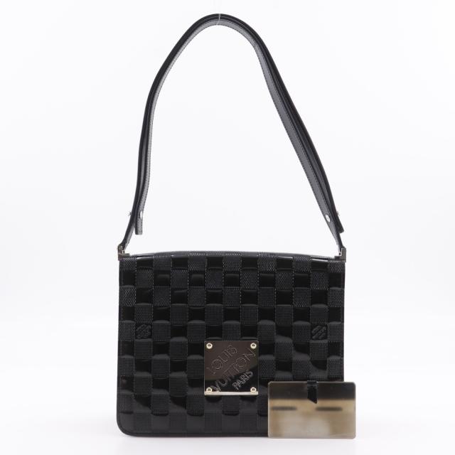 LOUIS VUITTON ルイ・ヴィトン キャバレー ダミエ M92124 ヴェルニ ノワール 黒_19