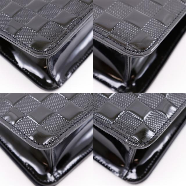 LOUIS VUITTON ルイ・ヴィトン キャバレー ダミエ M92124 ヴェルニ ノワール 黒_3