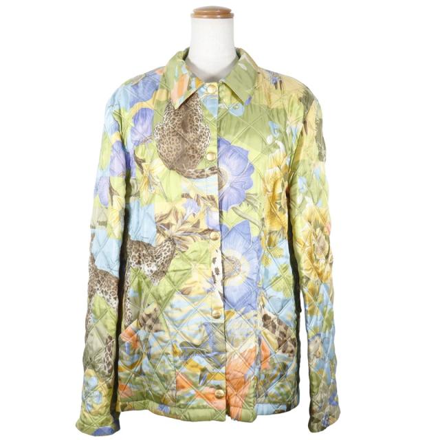 Salvatore Ferragamo サルヴァトーレフェラガモ キルティング 中綿 シルク 黄 その他アウター