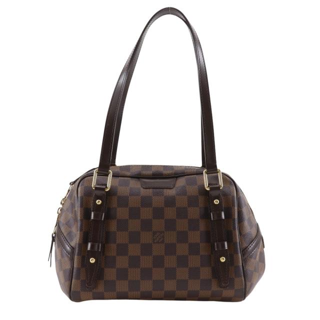 LOUIS VUITTON ルイ・ヴィトン リヴィントンPM N41157 ダミエキャンバス 茶 トートバッグ