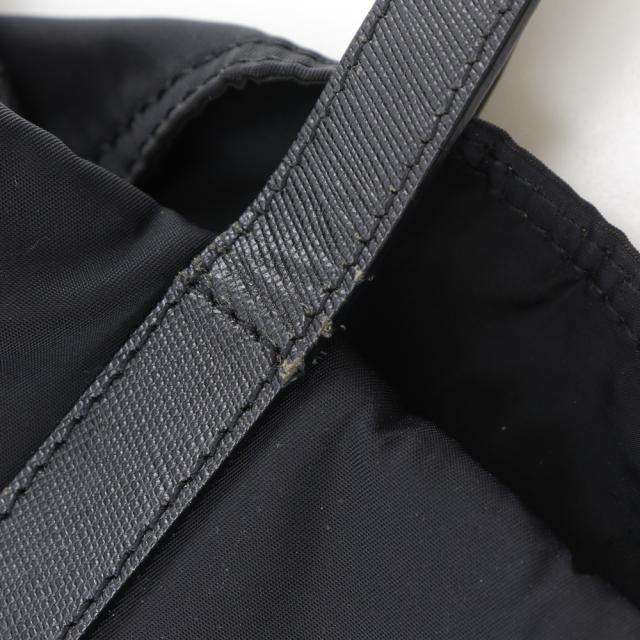 PRADA プラダ 2WAYショルダー ナイロン 黒 トートバッグ レディース 【中古】_12