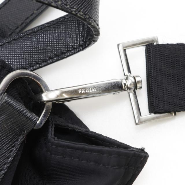 PRADA プラダ 2WAYショルダー ナイロン 黒 トートバッグ レディース 【中古】_14