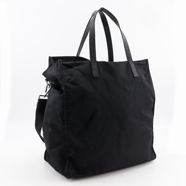 PRADA プラダ 2WAYショルダー ナイロン 黒 トートバッグ レディース 【中古】_2