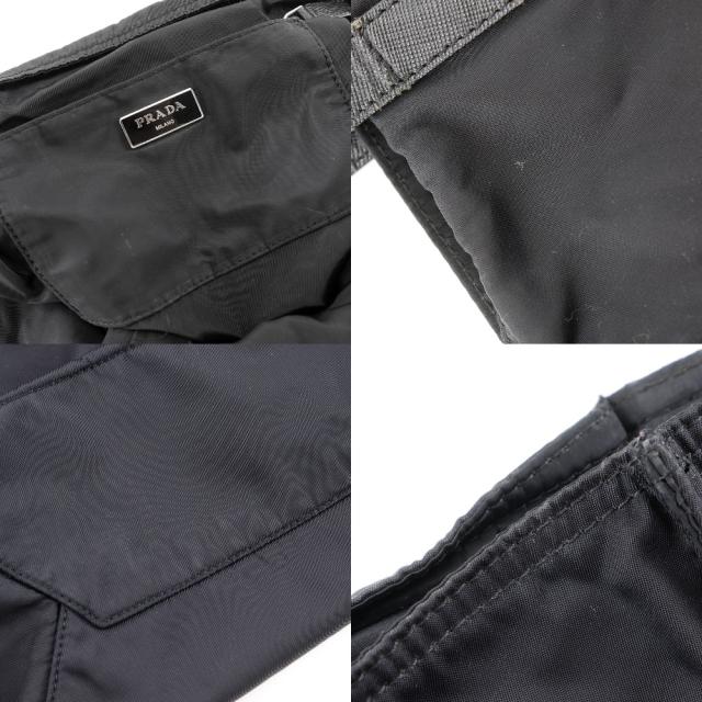 PRADA プラダ 2WAYショルダー ナイロン 黒 トートバッグ レディース 【中古】_8