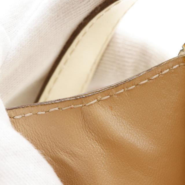 CELINE セリーヌ 2WAYショルダー ヴィンテージ カーフ 白 ハンドバッグ レディース_10