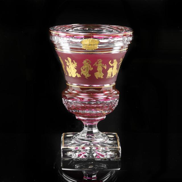 Val Saint Lambert ヴァルサンランベール ダンス ドゥ フロール フラワーベース 花器 花生 花瓶