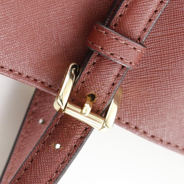 Michael Kors マイケルコース 35S6GTTT3L レザー 赤 トートバッグ レディース 【中古】_16