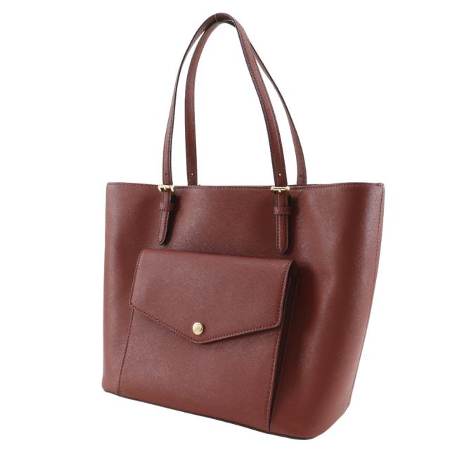 Michael Kors マイケルコース 35S6GTTT3L レザー 赤 トートバッグ レディース 【中古】_1