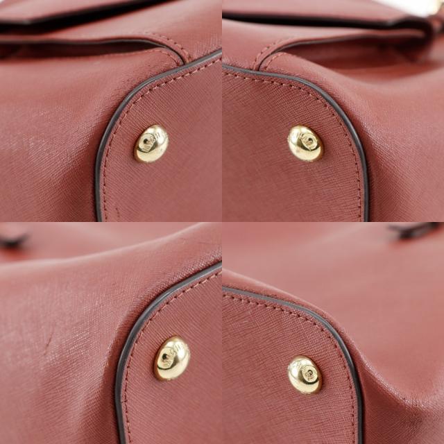 Michael Kors マイケルコース 35S6GTTT3L レザー 赤 トートバッグ レディース 【中古】_3
