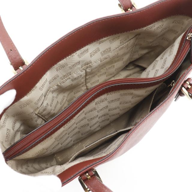 Michael Kors マイケルコース 35S6GTTT3L レザー 赤 トートバッグ レディース 【中古】_5