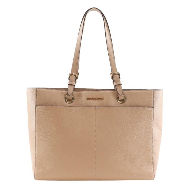 Michael Kors マイケルコース レザー ベージュ トートバッグ レディース 【中古】