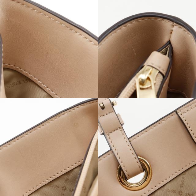 Michael Kors マイケルコース レザー ベージュ トートバッグ レディース 【中古】_14