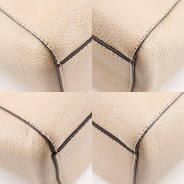 Michael Kors マイケルコース レザー ベージュ トートバッグ レディース 【中古】_3
