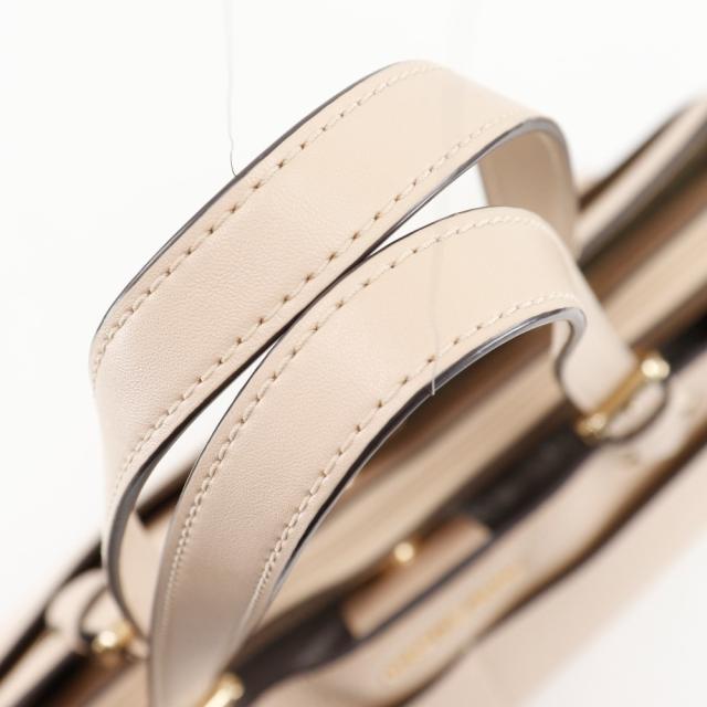 Michael Kors マイケルコース レザー ベージュ トートバッグ レディース 【中古】_4