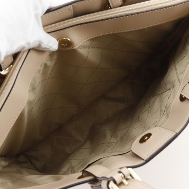 Michael Kors マイケルコース レザー ベージュ トートバッグ レディース 【中古】_6