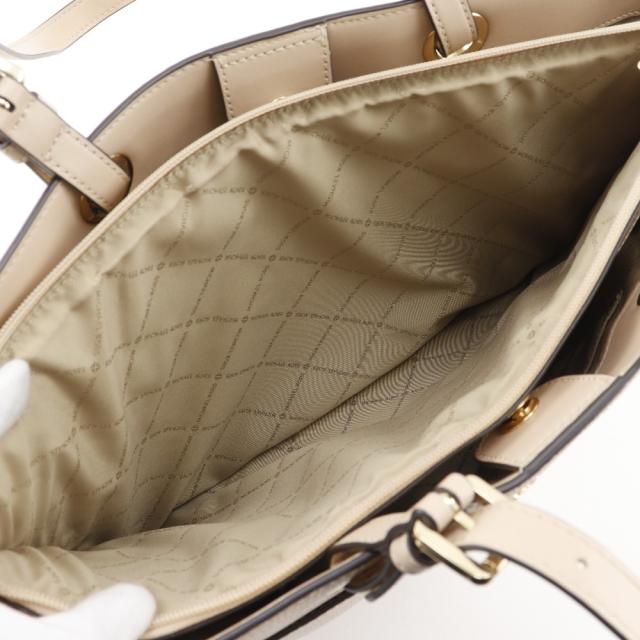 Michael Kors マイケルコース レザー ベージュ トートバッグ レディース 【中古】_7