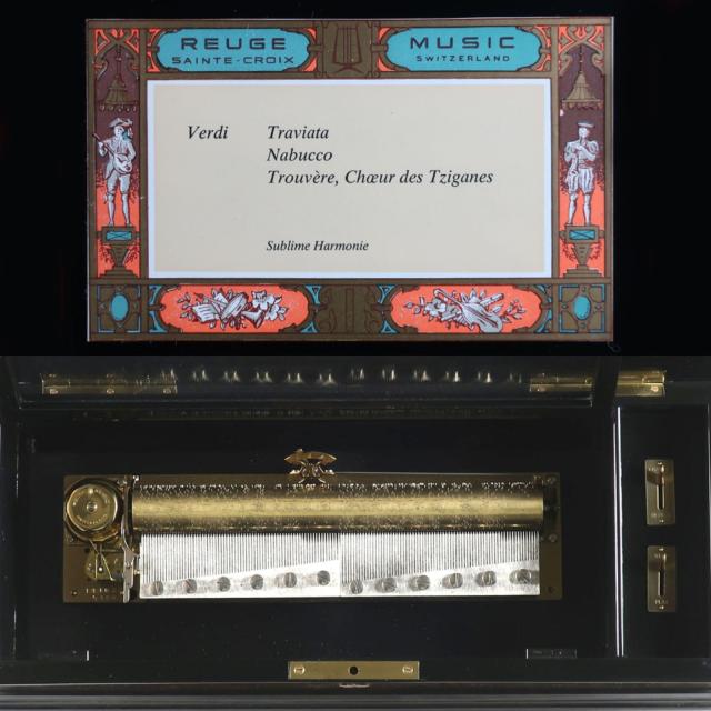 REUGE リュージュ オルゴール 144弁 3曲 椿姫/ナブッコ/トロヴァトーレ (ヴェルディ)_5