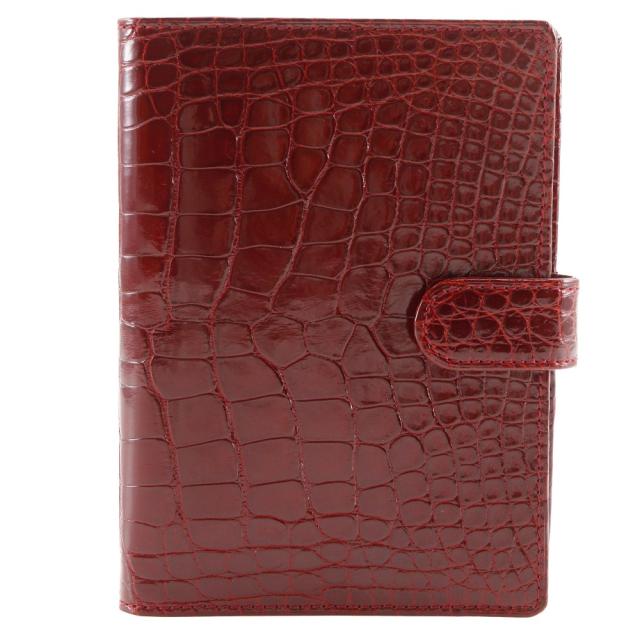 LOUIS VUITTON ルイ・ヴィトン アジェンダPM アリゲーター 赤 手帳カバー ユニセックス 59,400円