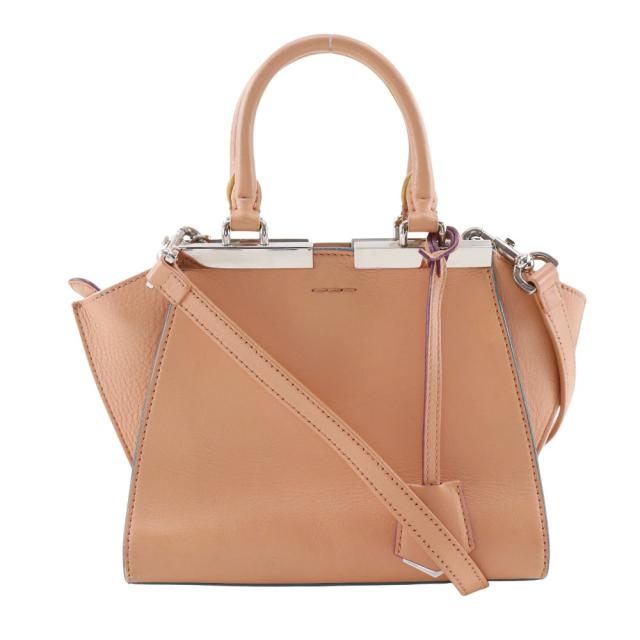 FENDI フェンディ ミニトロワジュール 2WAYショルダー 8BH333 カーフ