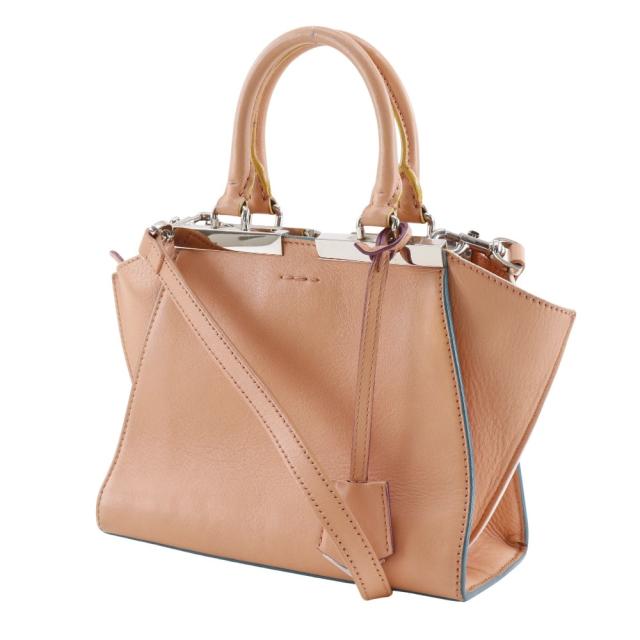 FENDI フェンディ ミニトロワジュール 2WAYショルダー 8BH333 カーフ
