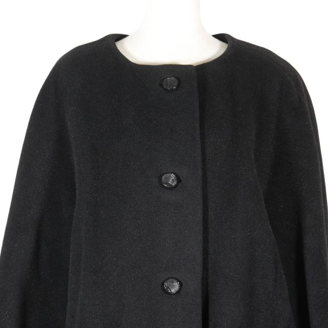 BALENCIAGA バレンシアガ ノーカラーコート 黒 その他アウター 