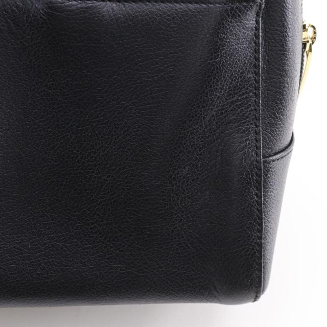 BURBERRY バーバリー シボ革 ノバチェック レザー 黒 ハンドバッグ レディース 【中古】_15