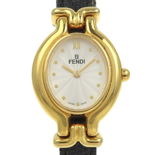 FENDI フェンディ オロロジ 640L SS クオーツ アナログ表示 ホワイト文字盤 腕時計