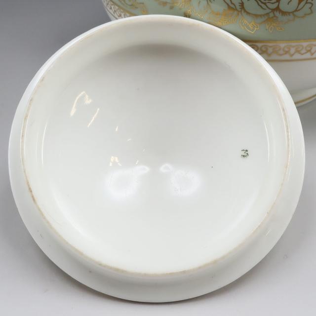 Wedgwood ウェッジウッド GOLD COLUMBIA ( SAGE GREEN ) シュガーポット ポーセリン 食器 _